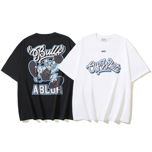 OFF-Whlte Cartoon print T-shirt