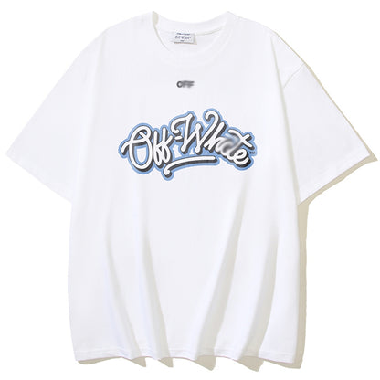 OFF-Whlte Cartoon print T-shirt