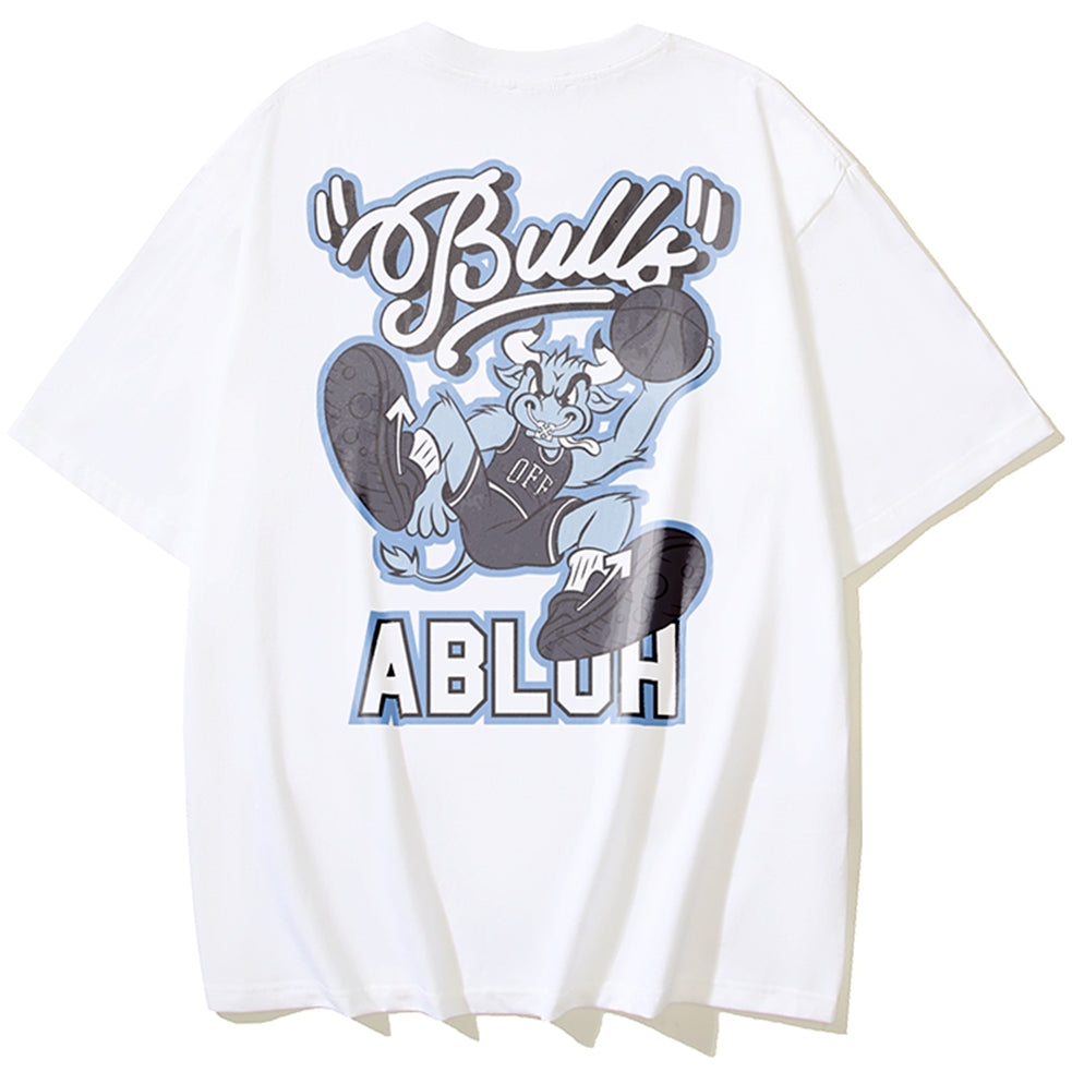 OFF-Whlte Cartoon print T-shirt