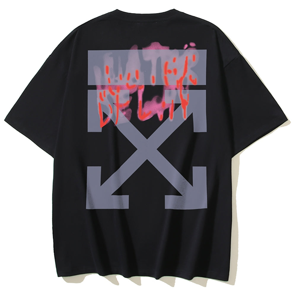 OFF-Whlte Arrow logo print T-shirt#4