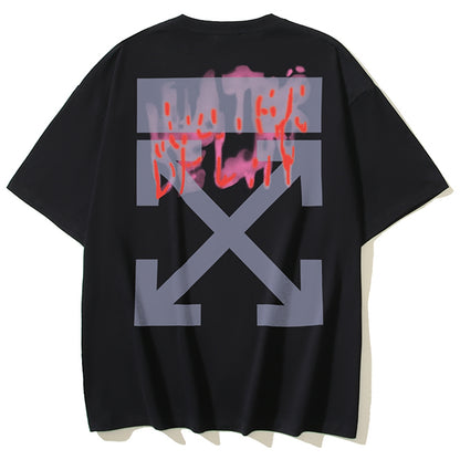 OFF-Whlte Arrow logo print T-shirt#4