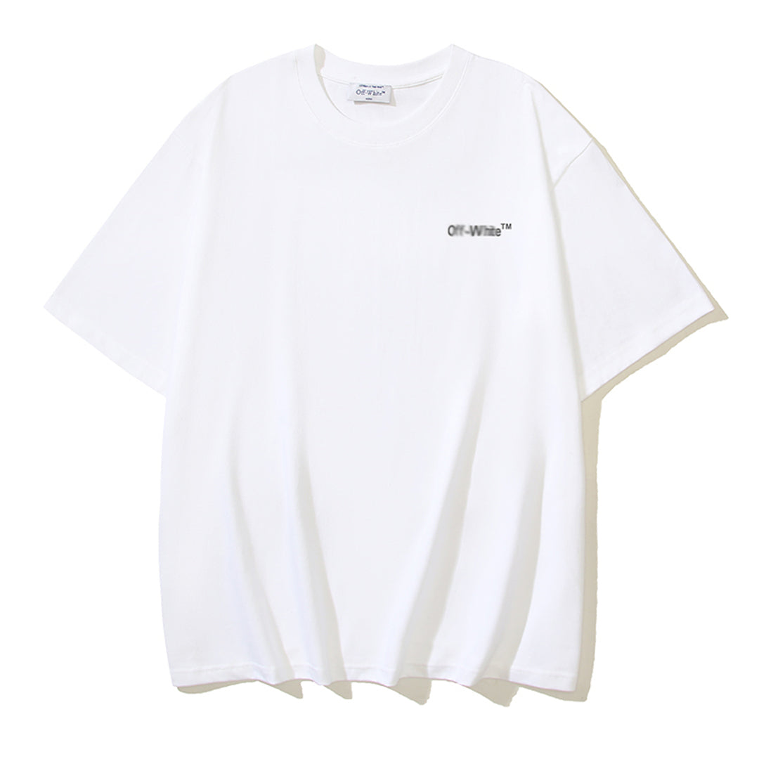 OFF-Whlte Arrow Logo Cotton T-shirt-171