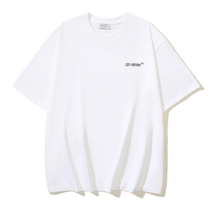 OFF-Whlte Arrow Logo Cotton T-shirt-171