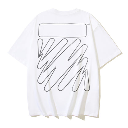 OFF-Whlte Arrow Logo Cotton T-shirt-171