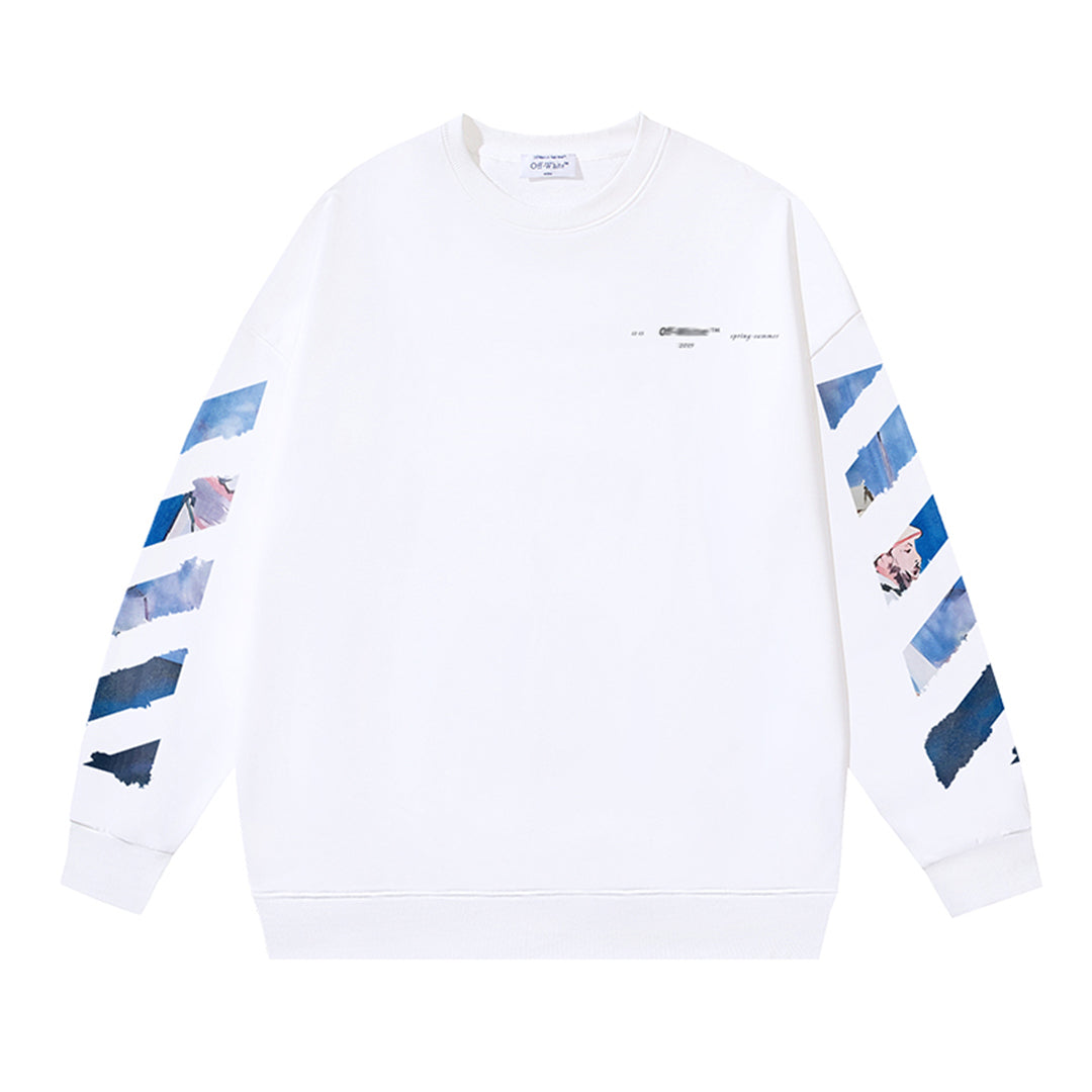 OFF-Whlte Arrow logo sports sweatshirt#1