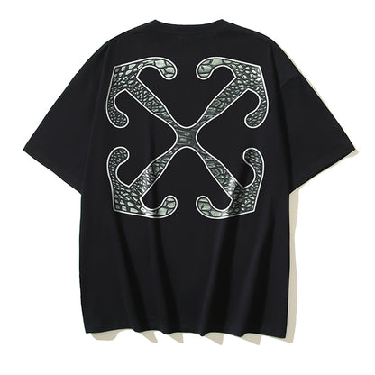 OFF-Whlte Arrow Logo Cotton T-shirt#1174