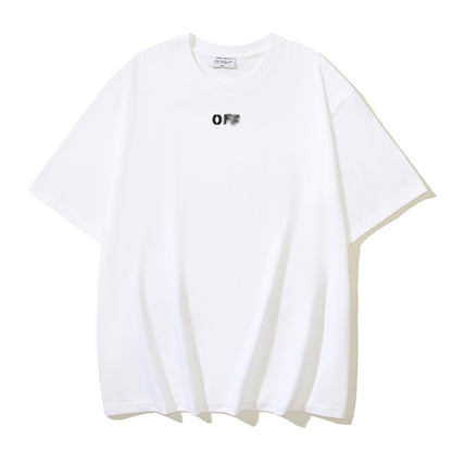 OFF-Whlte Arrow Logo Cotton T-shirt#1089
