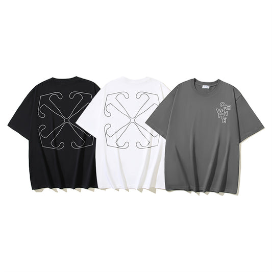 OFF-Whlte Arrow Logo Cotton T-shirt#1025