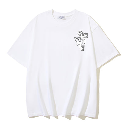 OFF-Whlte Arrow Logo Cotton T-shirt#1025