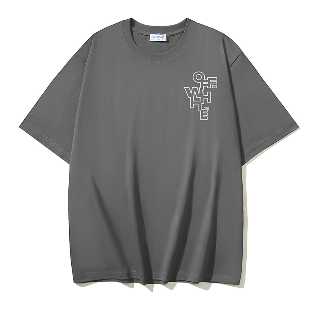 OFF-Whlte Arrow Logo Cotton T-shirt#1025