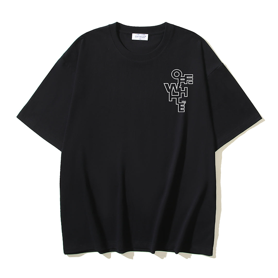 OFF-Whlte Arrow Logo Cotton T-shirt#1025