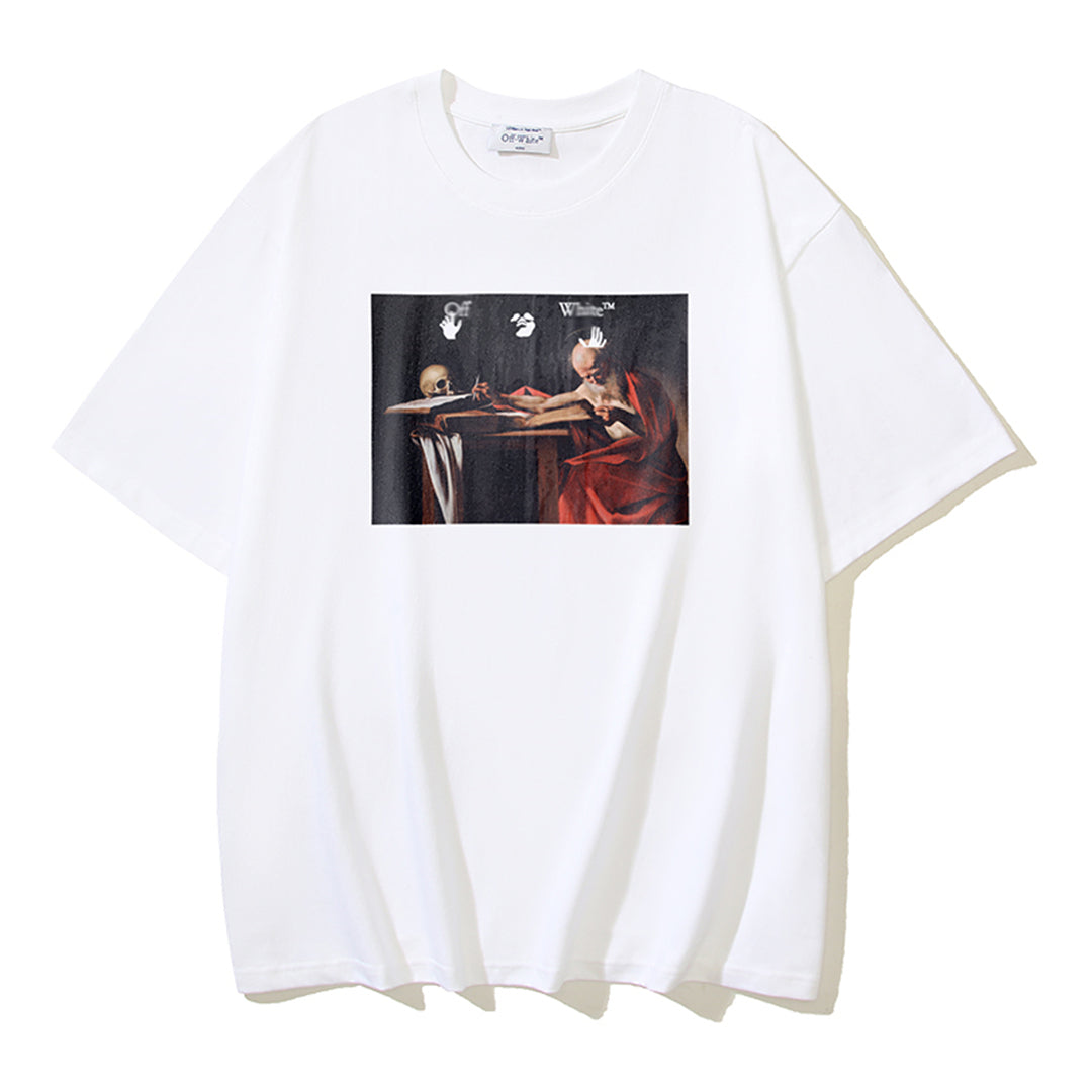 OFF-Whlte Arrow Logo Cotton T-shirt-1020