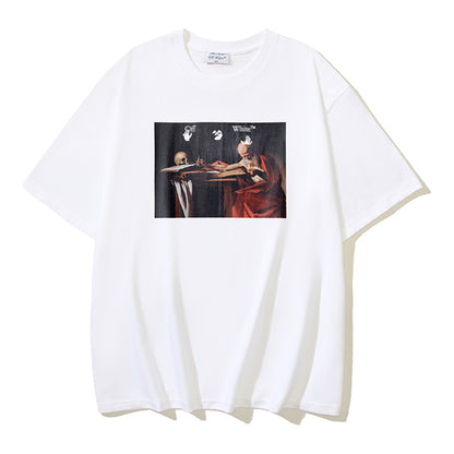 OFF-Whlte Arrow Logo Cotton T-shirt-1020