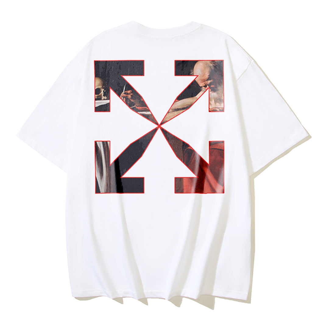 OFF-Whlte Arrow Logo Cotton T-shirt-1020