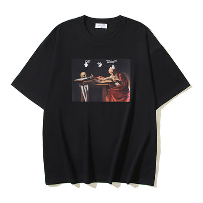 OFF-Whlte Arrow Logo Cotton T-shirt-1020