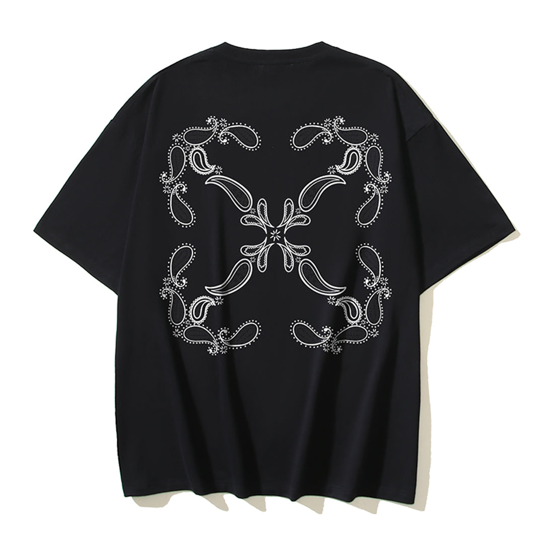OFF-Whlte Arrow Logo Cotton T-shirt#189