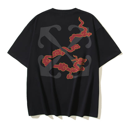 OFF-Whlte Arrow Logo Cotton T-shirt#198