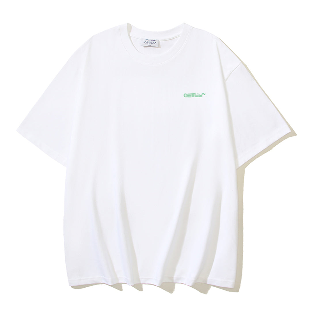 OFF-Whlte Arrow Logo Cotton T-shirt#1005