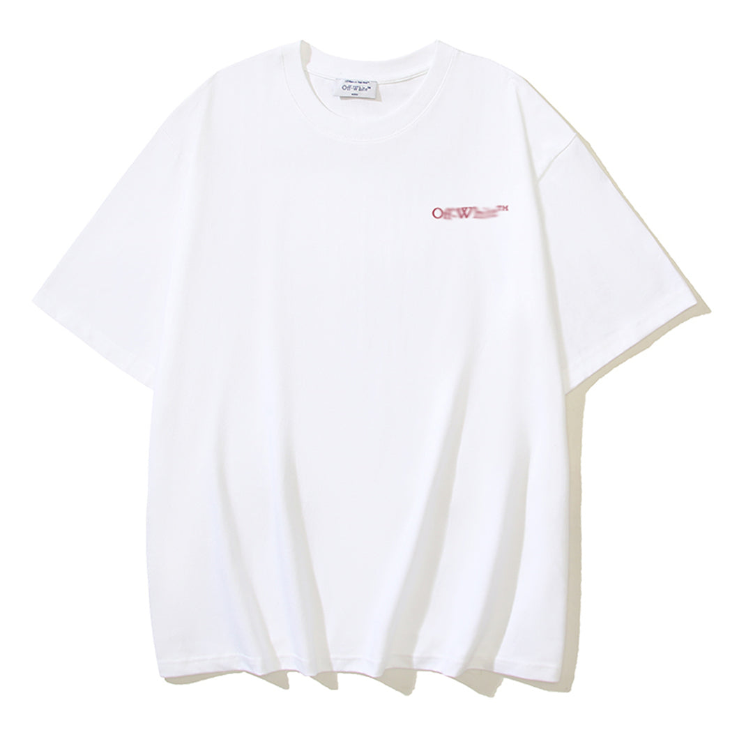 OFF-Whlte Arrow Logo Cotton T-shirt-182