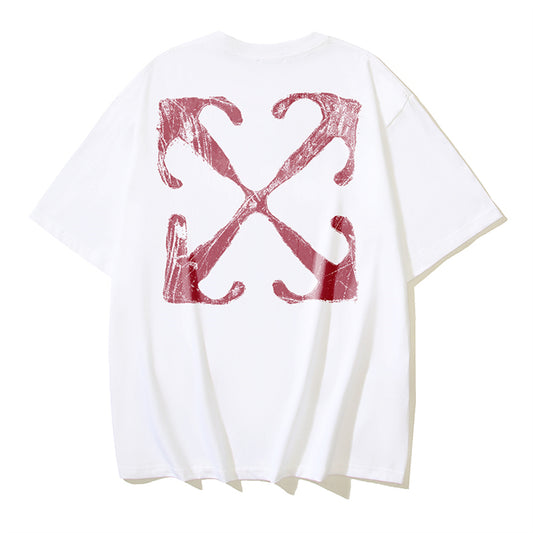 OFF-Whlte Arrow Logo Cotton T-shirt-182