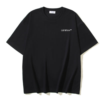 OFF-Whlte Arrow Logo Cotton T-shirt-182