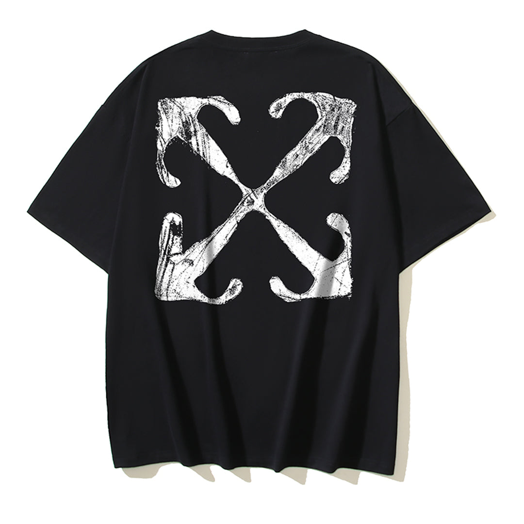 OFF-Whlte Arrow Logo Cotton T-shirt-182