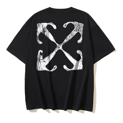 OFF-Whlte Arrow Logo Cotton T-shirt-182
