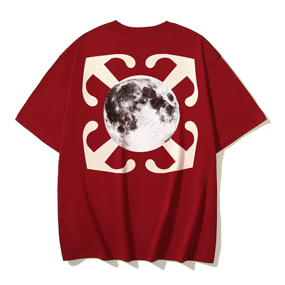 OFF-Whlte Arrow Logo Cotton T-shirt