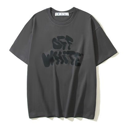 OFF-Whlte letter print T-shirt