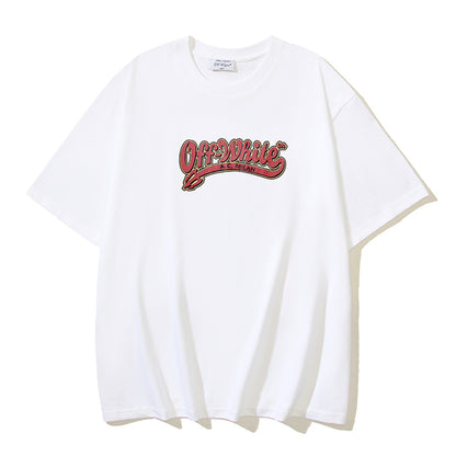OFF-Whlte Arrow Logo Cotton T-shirt-1151