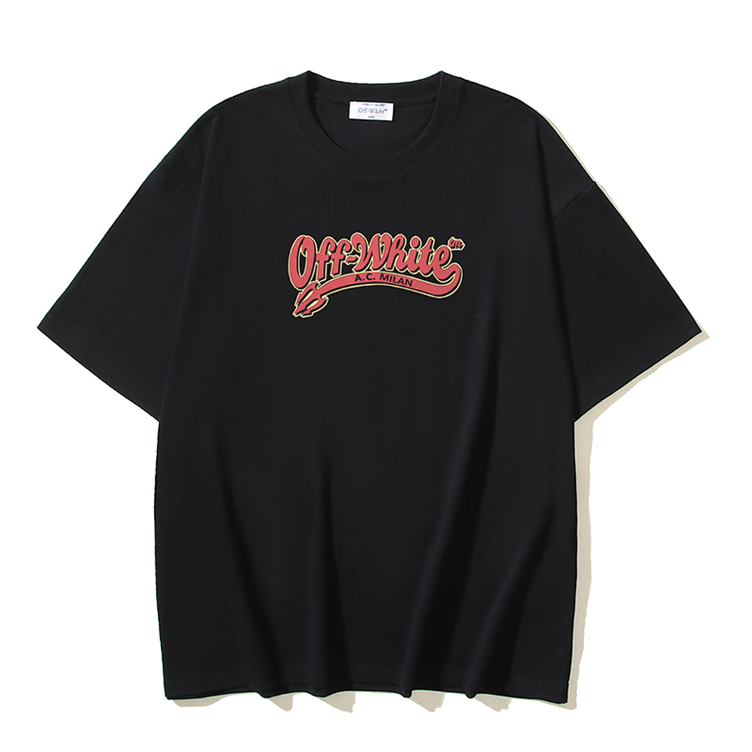 OFF-Whlte Arrow Logo Cotton T-shirt-1151