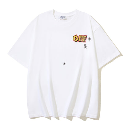 OFF-Whlte Arrow Logo Cotton T-shirt#1152