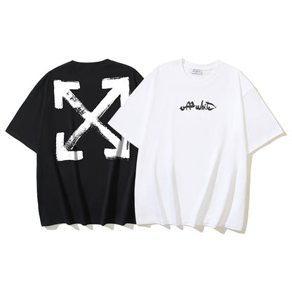 OFF-Whlte Arrow Logo Cotton T-shirt#1144