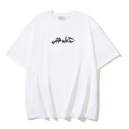 OFF-Whlte Arrow Logo Cotton T-shirt#1144