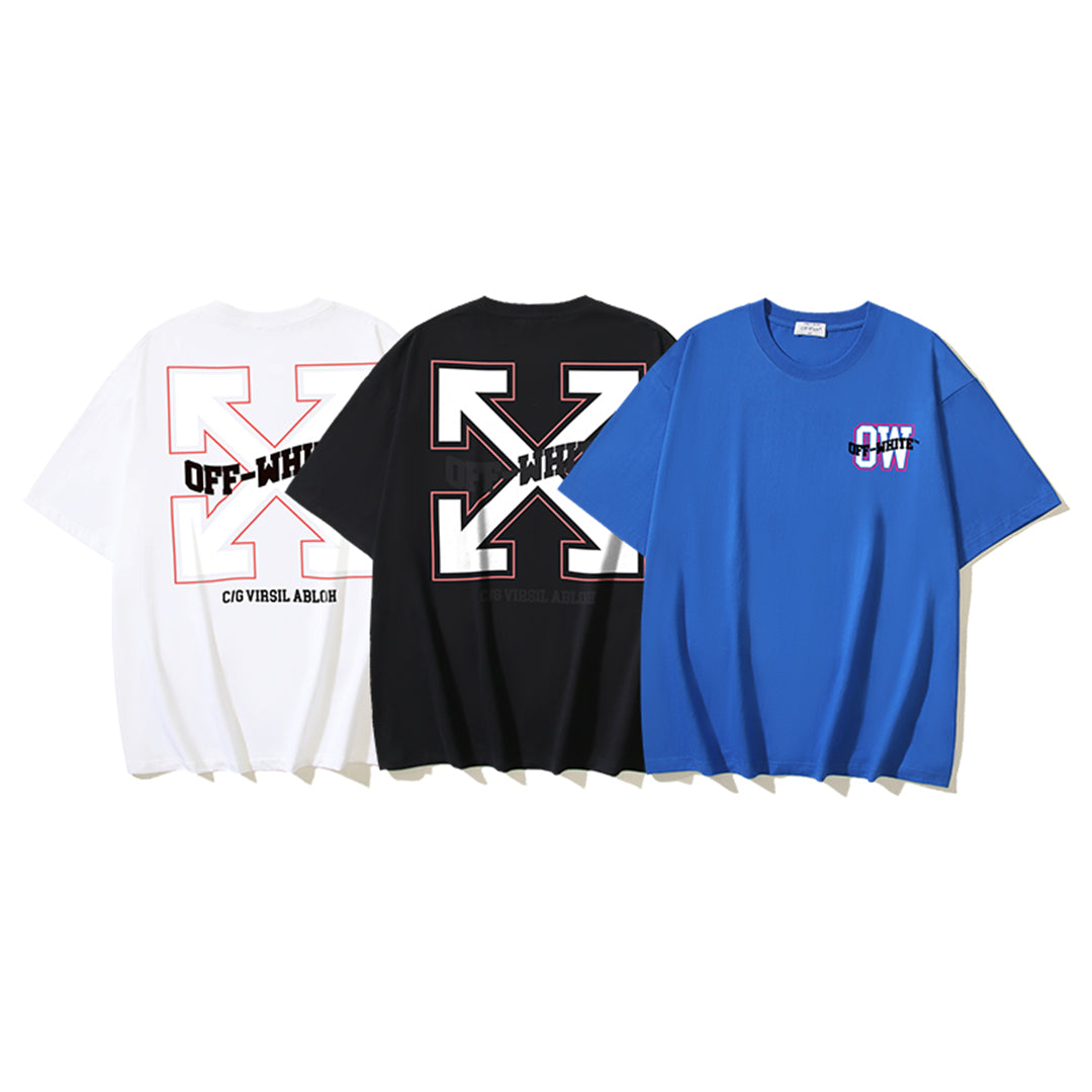 OFF-Whlte Arrow Logo Cotton T-shirt#1130