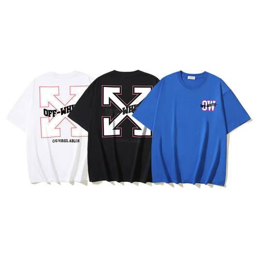 OFF-Whlte Arrow Logo Cotton T-shirt#1130