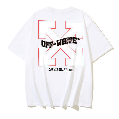 OFF-Whlte Arrow Logo Cotton T-shirt#1130