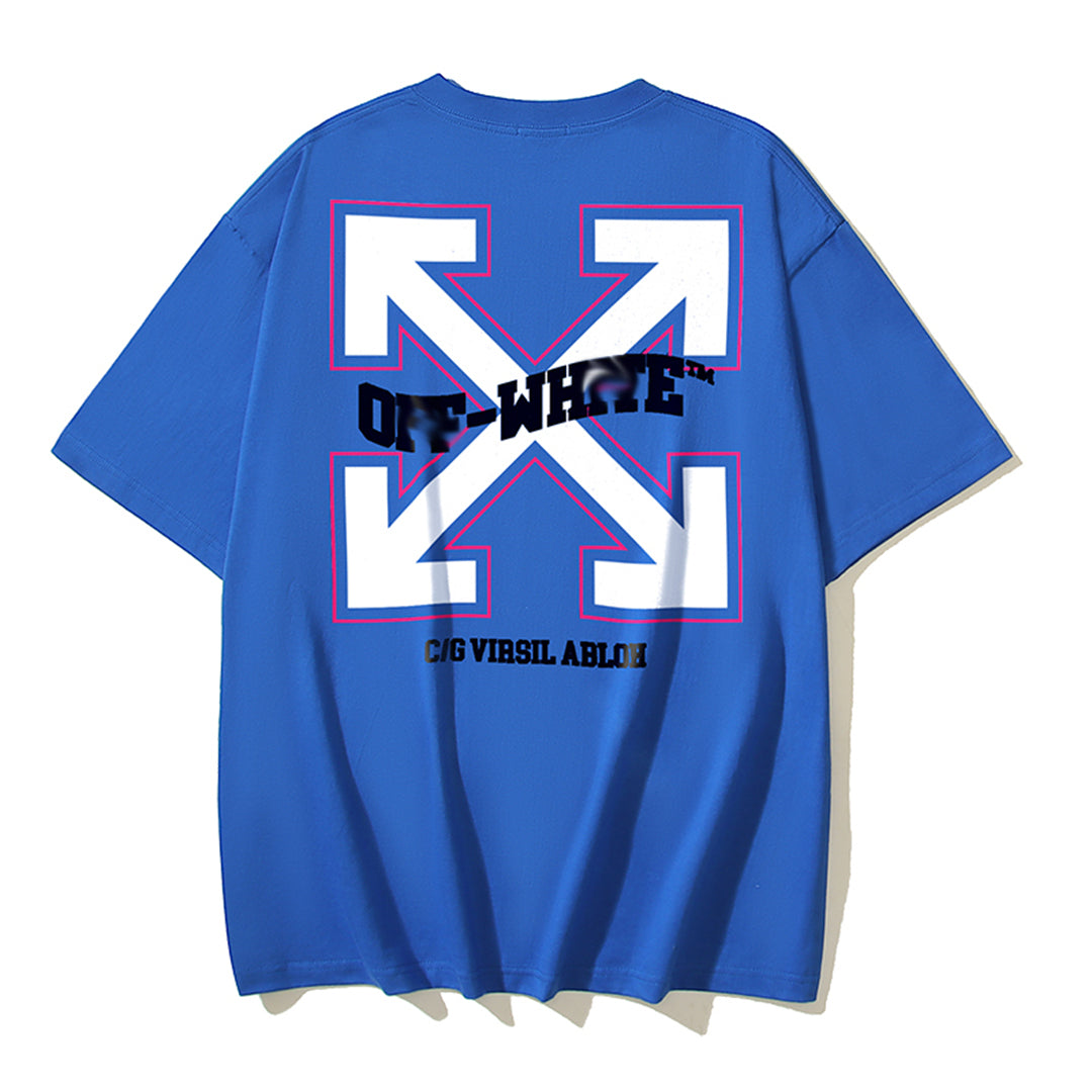 OFF-Whlte Arrow Logo Cotton T-shirt#1130