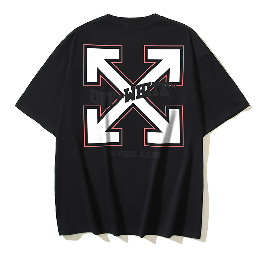OFF-Whlte Arrow Logo Cotton T-shirt#1130