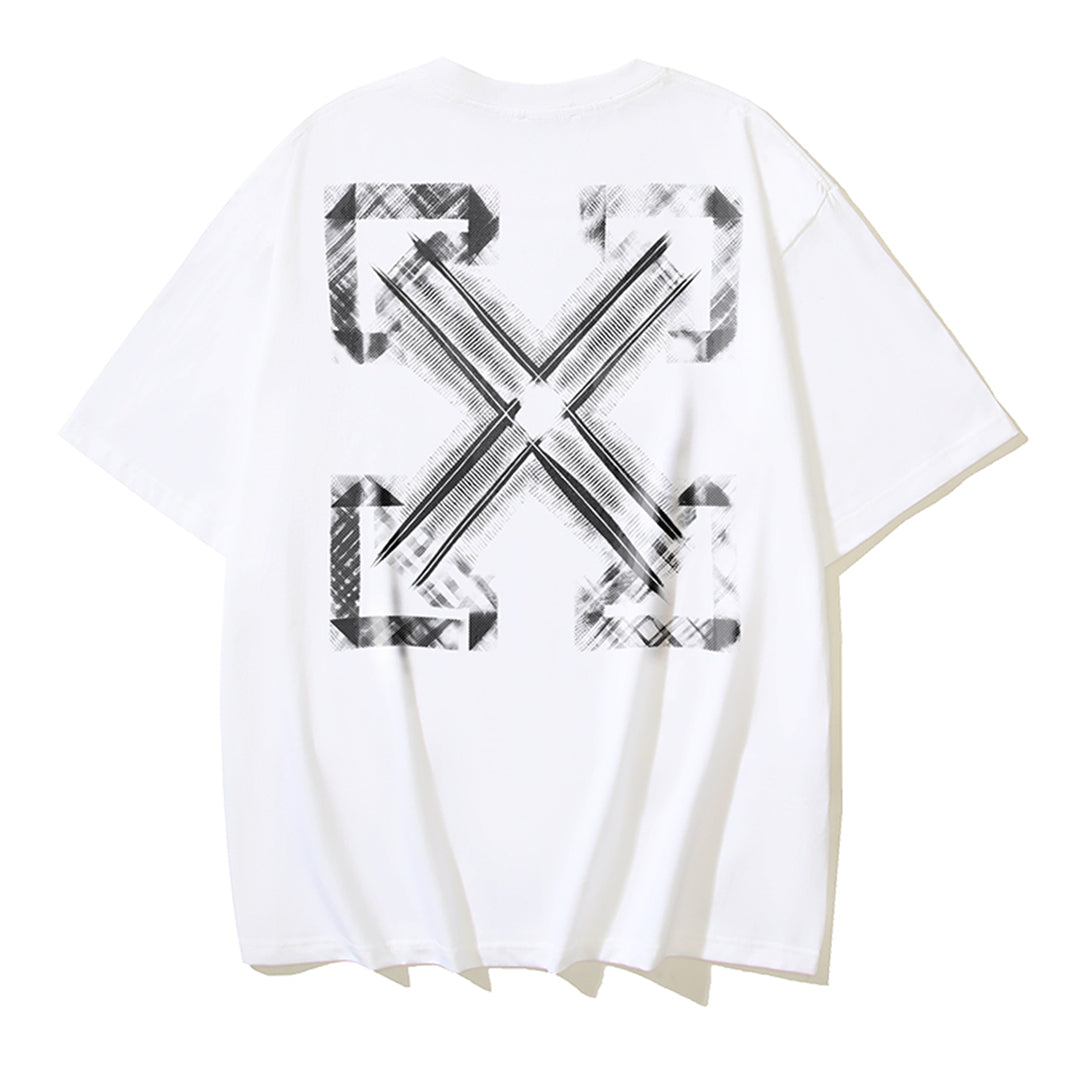 OFF-Whlte Arrow Logo Cotton T-shirt#1123