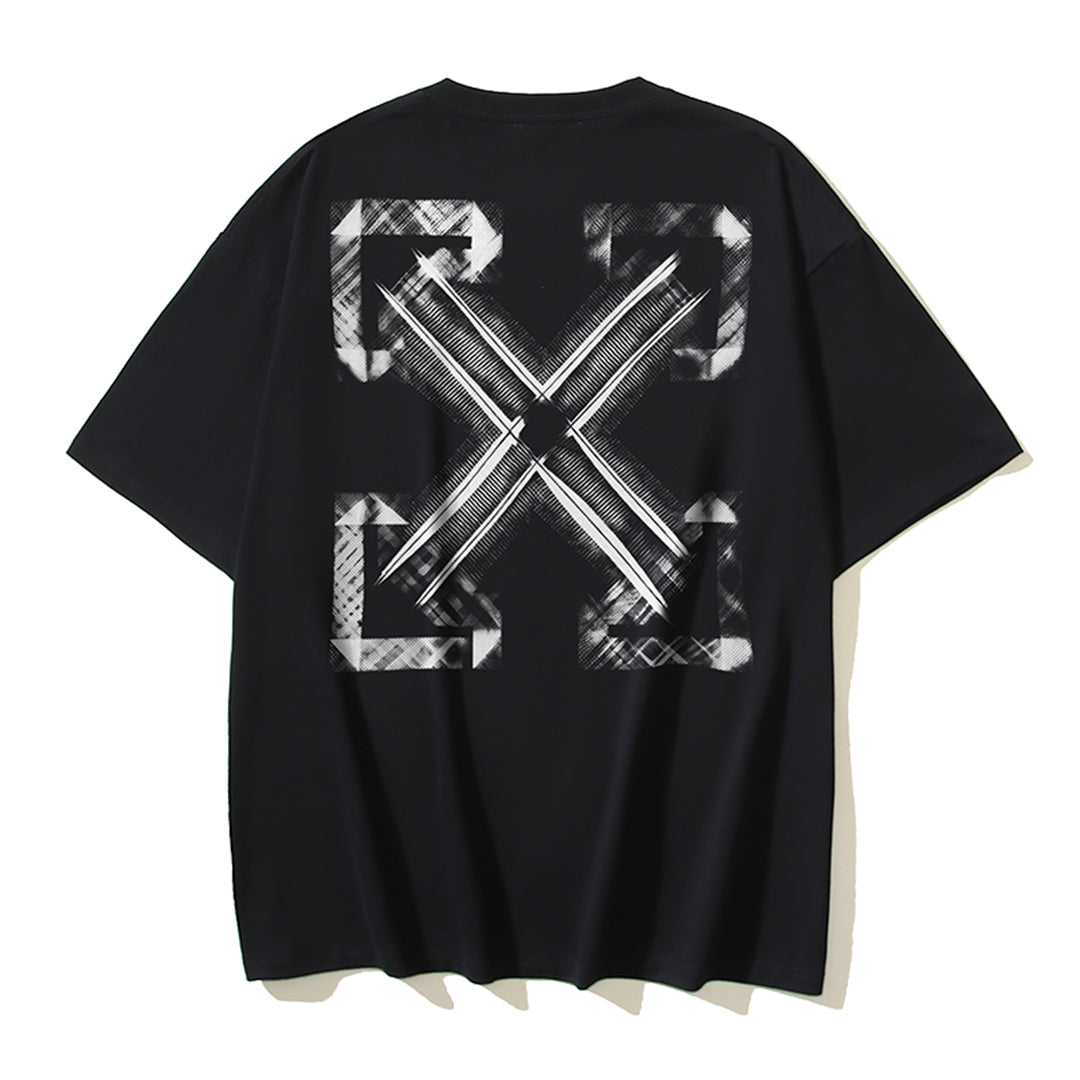 OFF-Whlte Arrow Logo Cotton T-shirt#1123