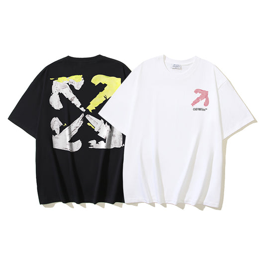 OFF-Whlte Arrow Logo Cotton T-shirt#1118