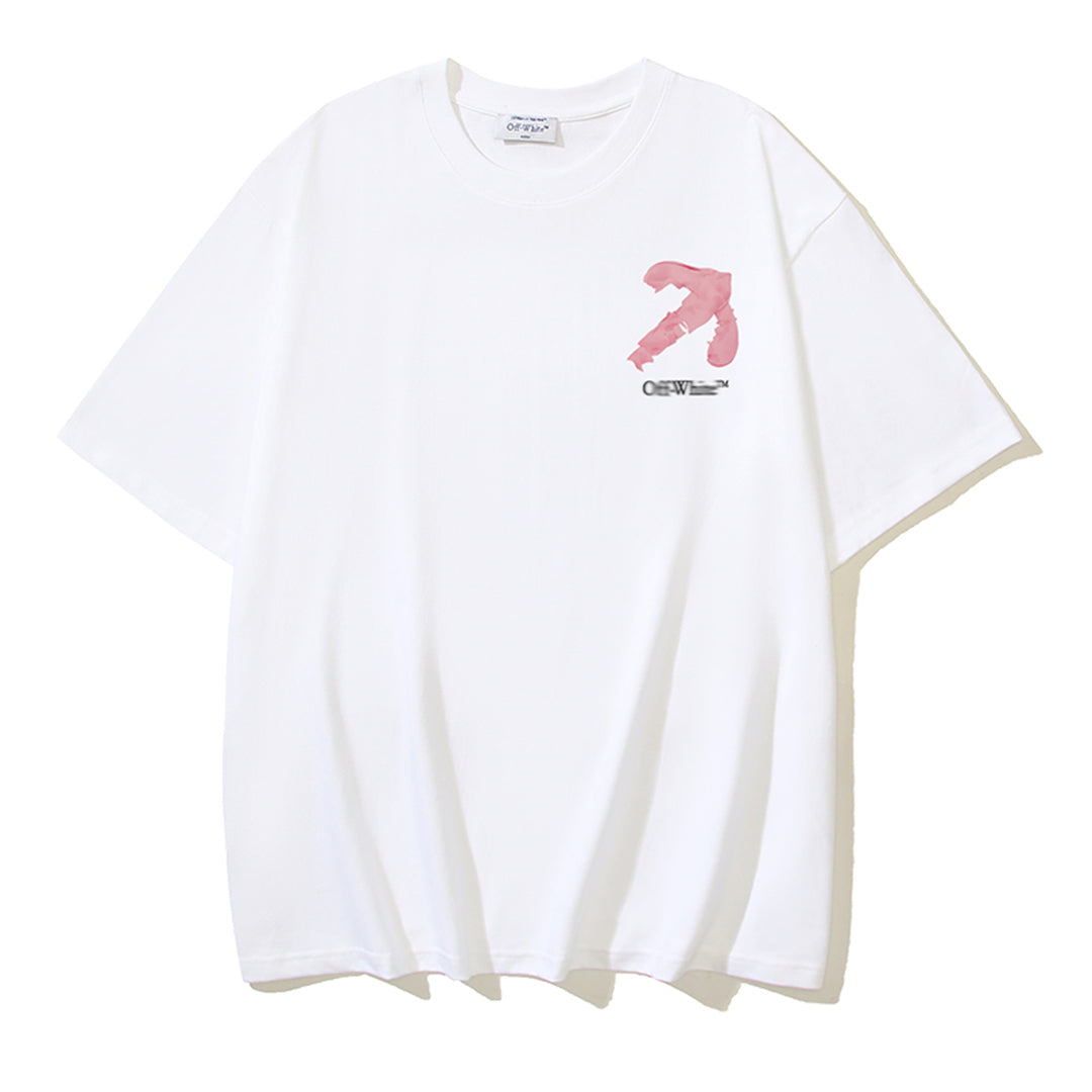 OFF-Whlte Arrow Logo Cotton T-shirt#1118