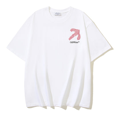 OFF-Whlte Arrow Logo Cotton T-shirt#1118