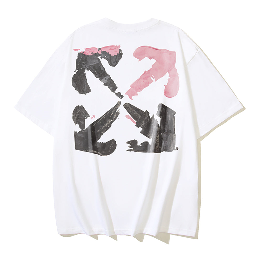 OFF-Whlte Arrow Logo Cotton T-shirt#1118