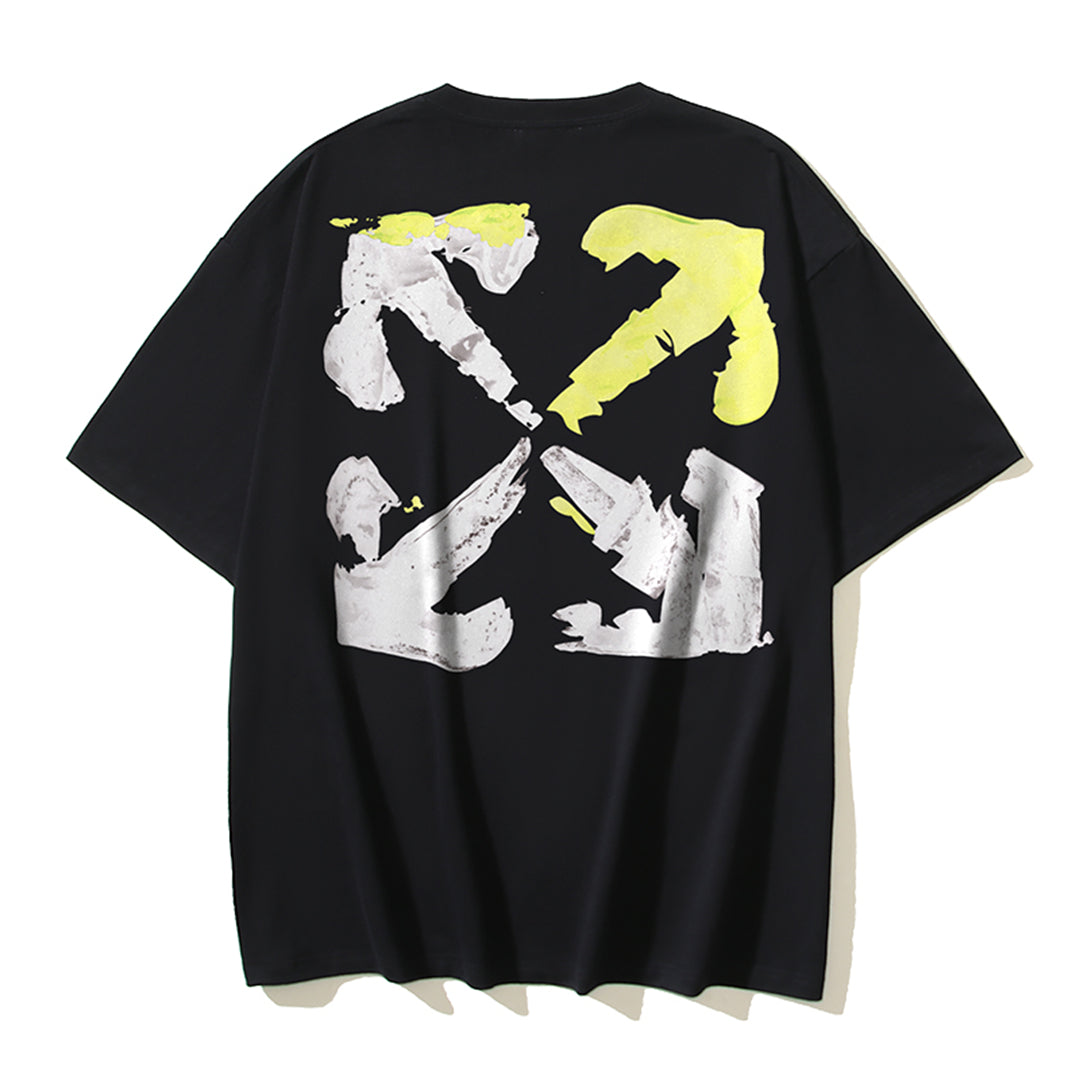 OFF-Whlte Arrow Logo Cotton T-shirt#1118