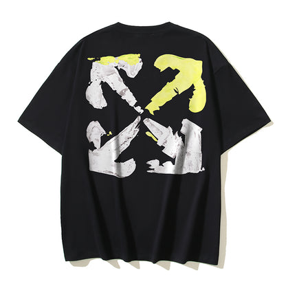 OFF-Whlte Arrow Logo Cotton T-shirt#1118