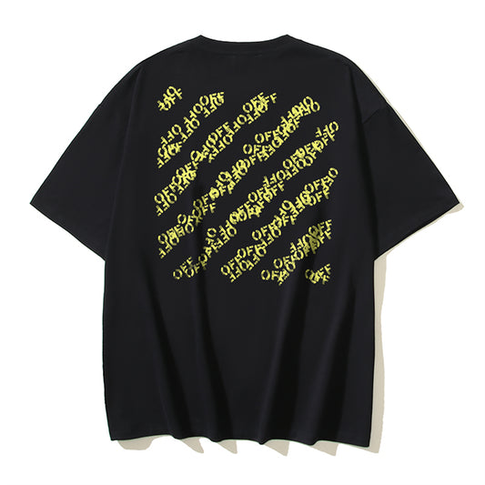 OFF-Whlte Arrow Logo Cotton T-shirt#1120