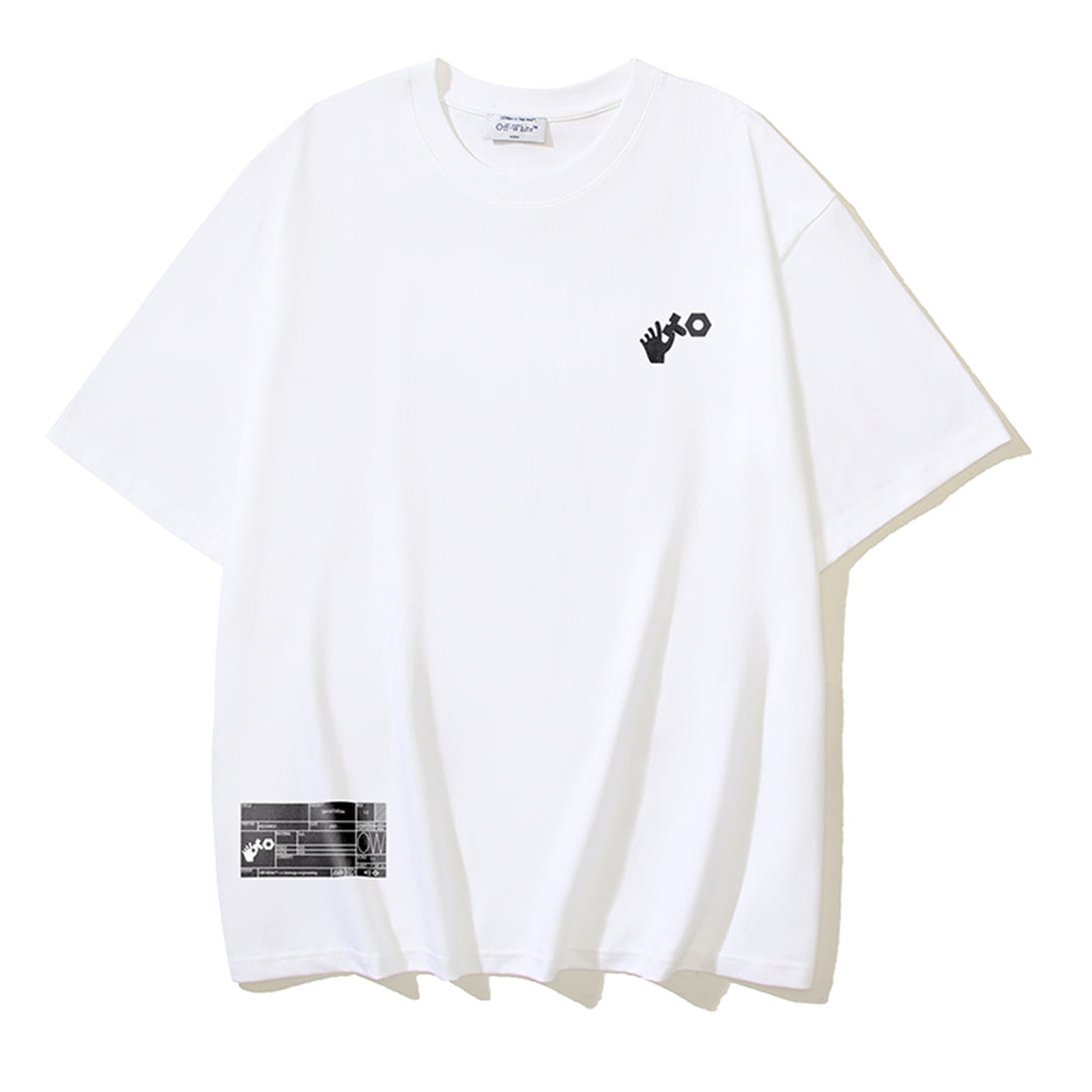 OFF-Whlte Arrow Logo Cotton T-shirt#1137
