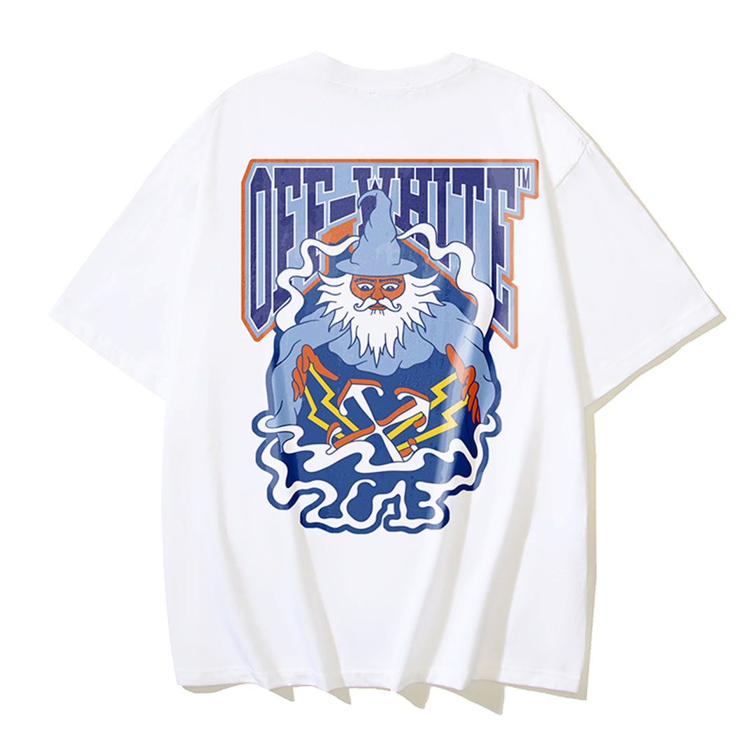 OFF-Whlte Arrow Logo Cotton T-shirt#1101